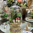 thumbnail image 7 of WGV Clear Cylindrical Hanging Glass Terrarium / Candle Holder - 5" Wide x 8" Height, Good quality Terrarium - 1 Pc, 7 of 7