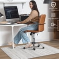 thumbnail image 2 of Office Chair Mat for Hardwood & Tile Floor 36"x48",Boho Moroccan Grey Computer Rolling Chair Mat Carpet Under Desk Non Slip Modern Farmhouse Gaming Rug Low-Pile Large Protector Mat, 2 of 6