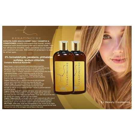 Keratin Cure Sulfate Free Shampoo Conditioner 5 Oz Set Best