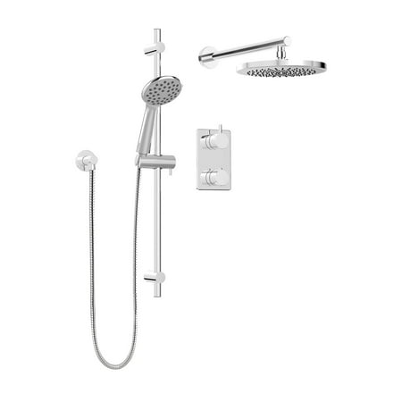 Belanger KIT-UNI140TSCP Rain Thermostatic Dual Function Complete Shower (Best Thermostatic Shower 2019)
