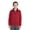 Deep Red, variant on SPORT-TEK Boy's Fleece Full-Zip Jacket_Deep Red_XL