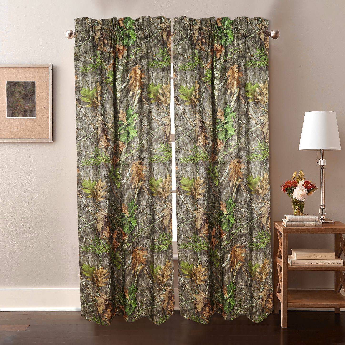Mossy Oak ObsessionNWTF Camouflage Window Rod Pocket Curtains, 42" x