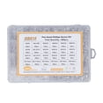 thumbnail image 4 of Assortiment de Rondelles d'Écrous à Visser, Acier Inoxydable 304 Aspect Plat 480PCS Filetage Transparent Kit de Rondelles d'Écrous à Visser avec Boîte de Rangement pour Professionnels, 4 of 8