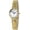 White/Gold, variant on Collections Women's 25mm Analog Display Case Cut Crystal Mother of Pearl Dial Slim Metal Stretch Expansion Band Ladies Wrist Watch
