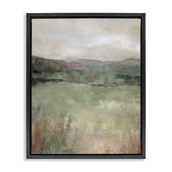 Stupell Industries Farmhouse Glimpse Of Spring Black Floating Frame Canvas Art, 17 x 21, by Carol Robinson