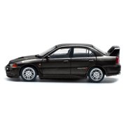 Mitsubishi Lancer Evolution IV RHD (Right Hand Drive) Pyrenees Black Pearl 1/64 Die Cast Model Car by Pop Race