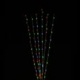 thumbnail image 2 of Northlight Lighted LED Branch Spray Christmas Pathway Markers - Multicolor Lights - 6' White Wire, 2 of 3