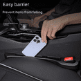 thumbnail image 1 of Tapón para hueco de asiento de coche, tira para rellenar huecos, costura de borde, a prueba de fugas, almacenamiento anticaídas, suministros para el interior del coche, 1 of 2