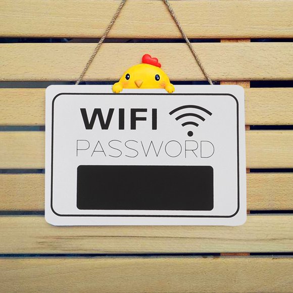Wi Fi Password Display Card,Password Display Signage Wall Wall Hanging Retro Signage Display Wi Fi Password Signage Exceptional Craftsmanship
