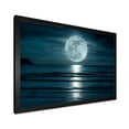 thumbnail image 3 of Designart Super Moon Over The Sea I Framed Wall Art, 3 of 4