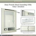 Keonjinn LED Bathroom Mirror 30'' x 36'', Frontlit & Backlit, 3 Colors ...
