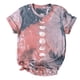 thumbnail image 2 of Blusa Informal Elegante Para Mujer, Camiseta Divertida Y Bonita de Manga Corta Con Teñido Anudado, Regalo Odeerbi ODB163128, 2 of 6