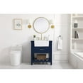 thumbnail image 6 of 30 inch single bathroom vanity in blue, 6 of 8