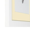 thumbnail image 5 of ArtToFrames 18x18 Matted Picture Frame with 14x14 Single Mat Photo Opening Framed in 1.25 Satin White Frame and 2 Cream Mat (FWM-3966-18x18), 5 of 8