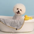 thumbnail image 4 of PET’S FAVORITE TOWEL (M), Premium High Quality Microfiber Pet Towel, Ultra-Absorbent, Quick Drying Towel, Mustard, Made in Korea, 4 of 8