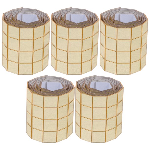 unbranded Azulejos Adhesivos De Acrílico Dorados Para De Paredes Con Fácil Instalación Y Estilo Moderno