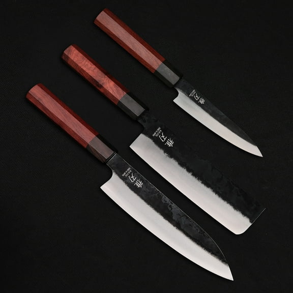 3‑Piece Family Prep Set (Gyuto, Nakiri, Petty)