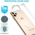 thumbnail image 5 of iPhone 11 Pro Max Case, Crystal Clear Anti-Scratch Shock Absorption Phone Case Cover with 4 Corners Protection, Soft TPU Slim Case for Apple iPhone 11 Pro Max 6.5 inch (2019), 5 of 7