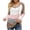 Pink, variant on Women's Sport Lightweight Knit Hoodies Casual Drawstring Color Block Sweaters Loose Tunics Pullover Tops Sweatshirts