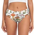 thumbnail image 1 of Balery Mushrooms Ropa Interior de Algodón para Mujer con Dibujo – Braguitas Cómodas y Elásticas, Estilo Clásico-X-Large, 1 of 6