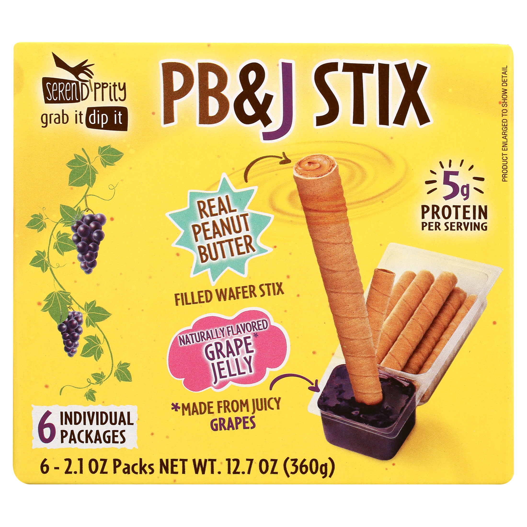 Serendippity - Peanut Butter Sticks with Grape Jam (6/2.1oz)