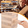 thumbnail image 3 of Giant Tumble Tower Megwoz, madera de 1,3 m, con dados y marcador, 57 unidades, 3 of 8