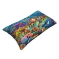 thumbnail image 3 of Kll Sea World Pillow Covers Envelope Closure,Super Soft And Cozy Fuzzy Fleece Pillow Case Cover 16"X24", 3 of 9