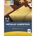 thumbnail image 2 of Bright Creations Gold Craft Paper Cardboard Sheets - 11 x 8.5 in, Pack of 50 - Metallic Cardstock & Foil Art Paper for Crafts & Scrapbooking, 2 of 7
