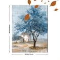 thumbnail image 3 of UXIEQU Blue Tree Farmhouse Canvas Wall Art 15.75x11.81 Inches, 3 of 8
