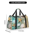 thumbnail image 3 of Disketp Starfish And Seashell Bolsa de Viaje Tipo Duffle, Bolso de Mano para Fin de Semana para Mujer, Bolsa de Gimnasio Ligera para Hombre, Esencial para Viajes, 3 of 7
