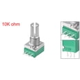 thumbnail image 5 of Uxcell 10K Ohm Variable Resistors Single Rotary Carbon Film Taper Potentiometer, 5pack, 5 of 5