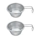 thumbnail image 1 of Tazón Sierra de acero inoxidable para exteriores, vajilla para tazas de café para acampar y Picnic (2 uds.) Likrtyny  Para estrenar, 1 of 4