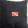thumbnail image 4 of LOVIVER Home Decorative Throw Pillow Case Dive Flag Pattern Cushion Black, 4 of 8