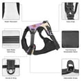 thumbnail image 6 of XMXY No Pull Dog Harness, Muertos Cute Halloween Creepy Adjustable Reflective Pet Harness with Oxford Vest, X-Large Size, 6 of 9