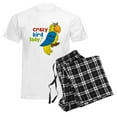 thumbnail image 6 of CafePress - Crazy Bird Lady Men's Light Pajamas - Men's Light Loose Fit Cotton Pajama Set, 6 of 7