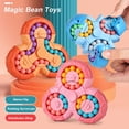 thumbnail image 3 of Cubo de frijol mágico giratorio para niños, rompecabezas para la yema del dedo, juego educativo creativo, Fidget Spinners, alivio del estrés, juguetes para niños, 3 of 4