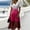 Hot Pink, variant on A-Line Short Sleeve Dresses for Women Summer Grandient Sundress Flowy Summer Wedding Guest V Neck Dresses