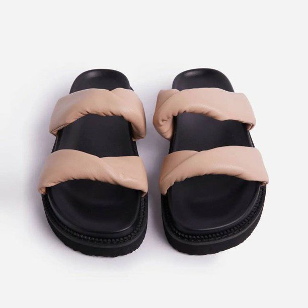 Nuevas sandalias planas de piso grueso para mujer, pantuflas, ropa de verano para mujer Wmkox8yii hj789