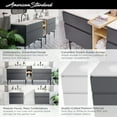 thumbnail image 5 of American Standard 8726033.477 Studio S 33" Single Wall Mounted Wood Vanity Cabinet Only -, 5 of 8