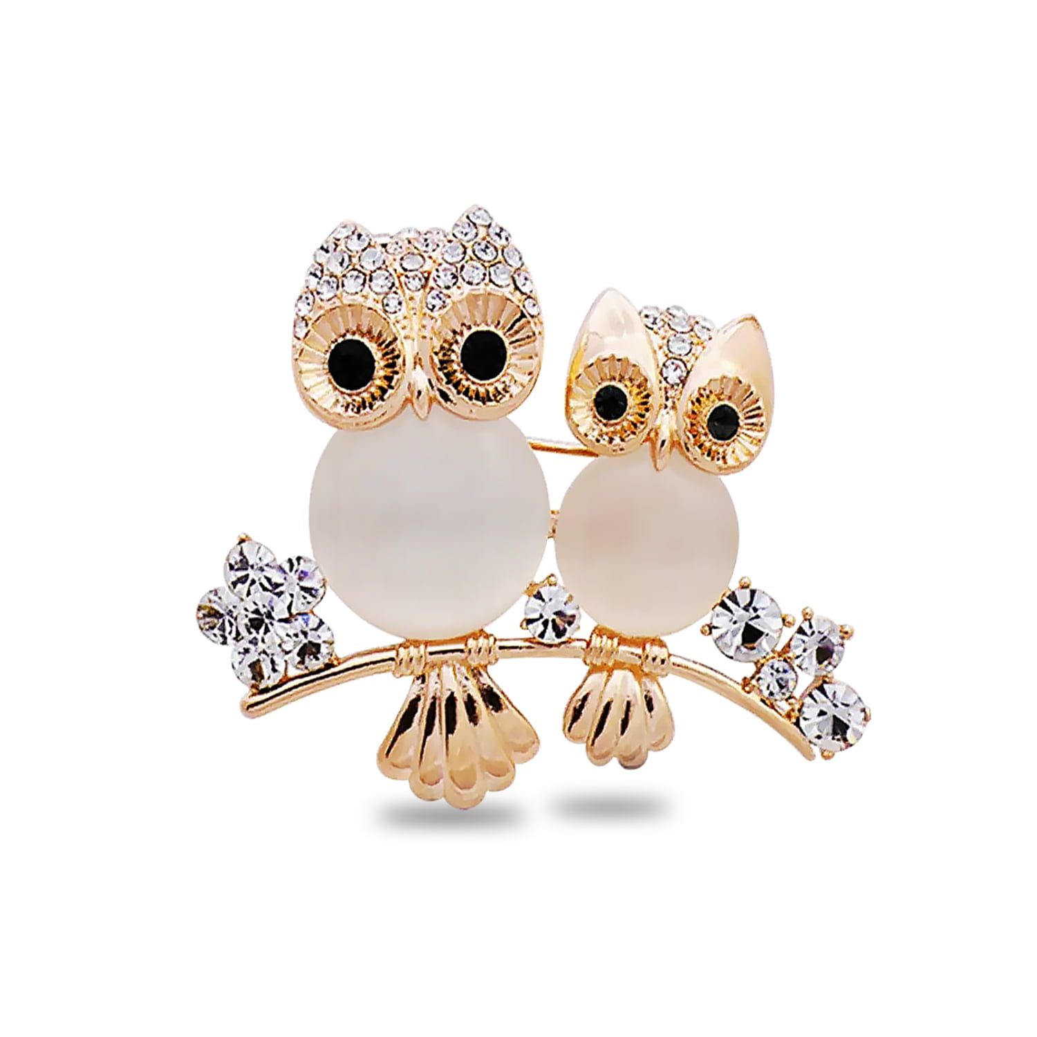 Crystal Enamel Big Eye Owl Bird Pins for Women Wedding Party Jewelry Gift G Crystal Enamel Big Eye Owl Bird Pins for Women Wedding Party Jewelry Gift G