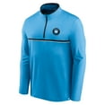 thumbnail image 2 of Men's Fanatics Blue Charlotte FC Lineup Quarter-Zip Jacket, 2 of 3