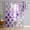 Purple, variant on Blue Morocco Semi Sheer Curtains 72 Inch Length 2 Panels Set, Vintage Graffiti Paint Art Boho Dappled Sheer Kitchen Curtain Privacy Voile Window Curtain for Living Room Bedroom Rod Pocket Drapes