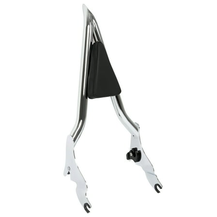 28" Chrome Backrest Sissy Bar For Harley Touring CVO Road Street Glide 2009-2024