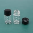 thumbnail image 4 of 24 Pack 7ml Clear Glass Sample Vials Empty Glass Bottles with Screw Cap Lab Liquid Sampling Bottles for Chemistry Lab Chemicals, 4 of 6