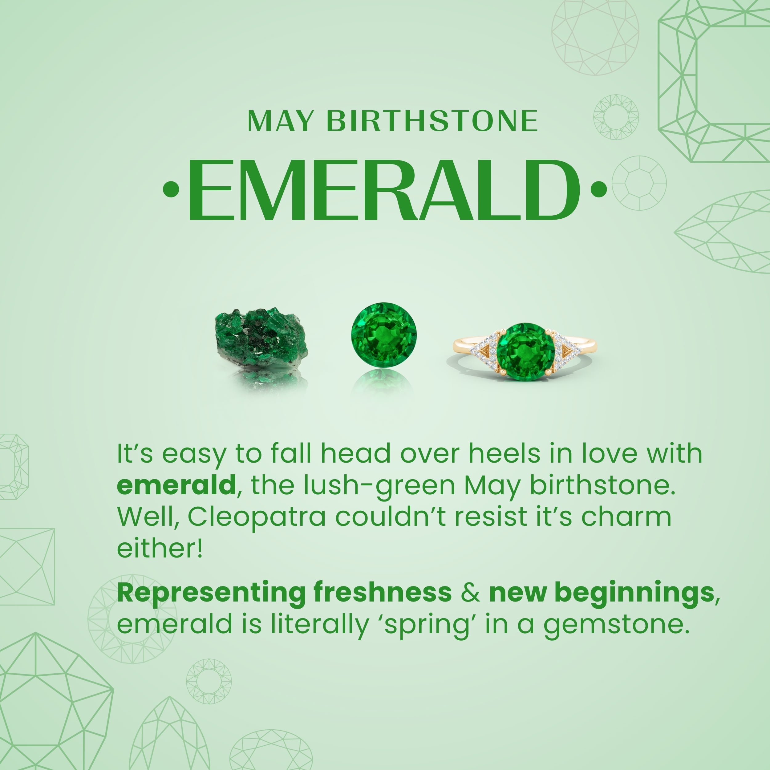 ANGARA Natural Round Emerald Leverback Dangle Earrings with Diamond in 14K Rose Gold for Women (Size-4mm) | May Birthstone, Birthday, Anniversary, Jewelry Gift for Women | Natural Emerald Earrings