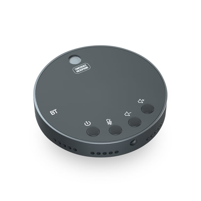Eccomum Desktop USB Conference Speakerphone BT Microphone 360° Omnidirectional Condenser Plug & Play PC Computer Mic with Speaker Mute/ Function Compatible with Windows for PC Laptop Video Conferen