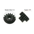 thumbnail image 3 of Mod 1.5 Pinion Gear Set 8mm Shaft 17T 18T Motor Gears Hardened Steel Pinion Gear for RC Car 2pcs, 3 of 6