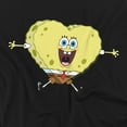 thumbnail image 2 of Spongebob Valentine's Day Heart-Shaped Sponge Men's Adult T Shirt, 2 of 7