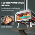 thumbnail image 5 of ABORON Dual Fuel Outdoor Pizza Oven, Stainless Steel - Rotatable, 5 of 8