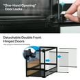 thumbnail image 2 of 50 Gallon Upgrade Tempered black Reptile Terrarium, Easy Folding, 2 of 8